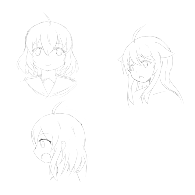 女の子顔