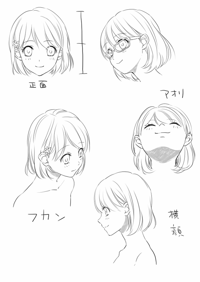 顔練習