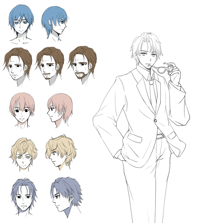 男性キャラ練習