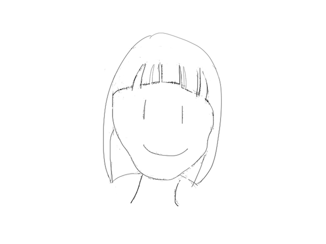 髪型の練習
