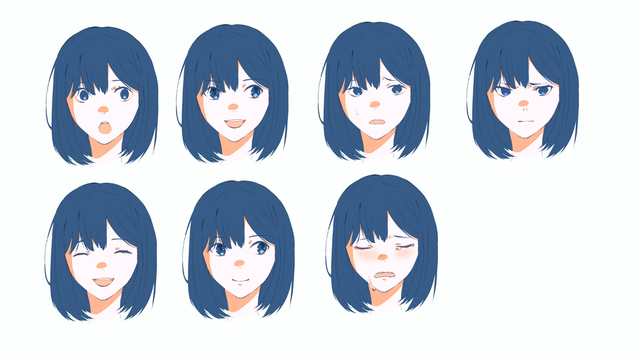 表情のかきかた　イラレポ