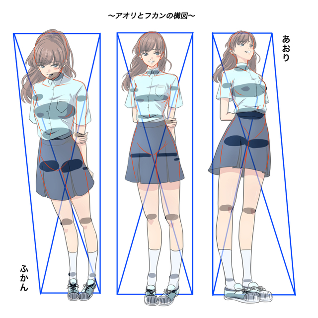 アオリとフカンの構図
