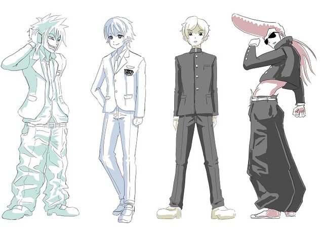 男子高校生の制服のヤツ