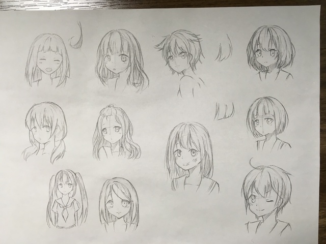 髪型練習