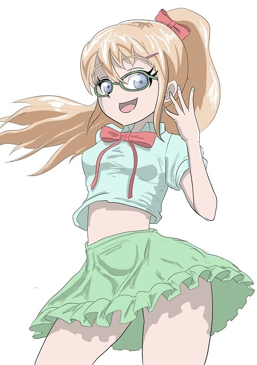 メガネのキャラを描くヤツ