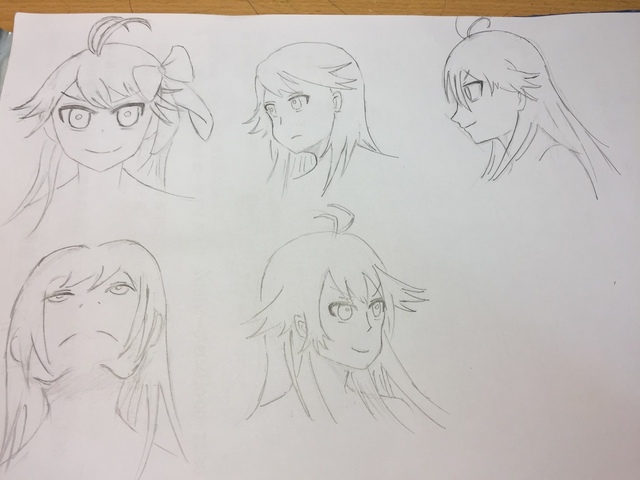 いろんな顔ー練習