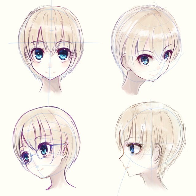 顔のアタリ