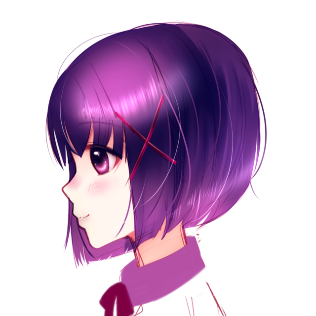 横顔仕上げ