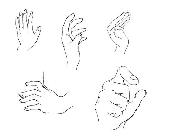 男の手しか描けない説