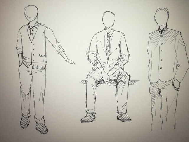 男子高校生　制服