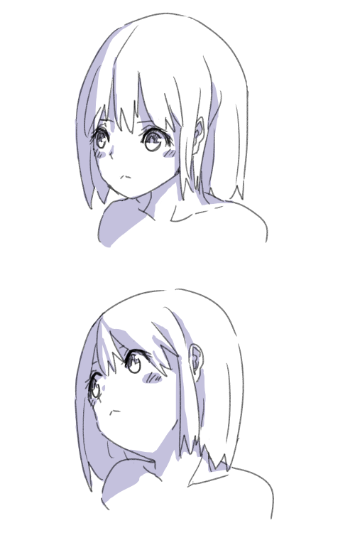 立体感のある目を描きたかった