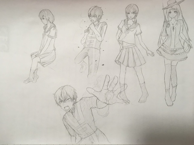 ポーズ練習