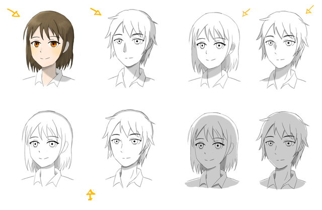 キャラの表情を華やかにする