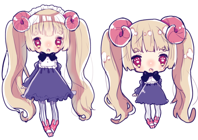 ２等身&３等身描いてみました。