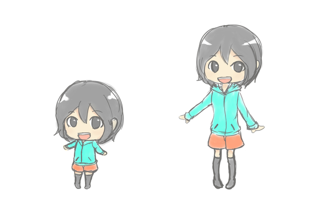 描いてみました。