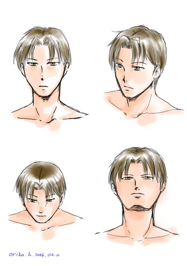 顔のアタリ・男性