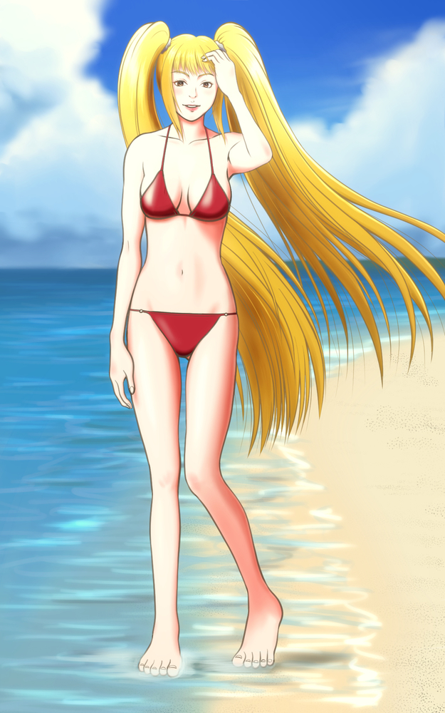 女の子の水着……のイラレポ