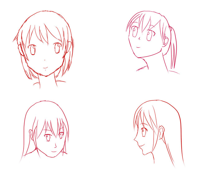 顔の描き方練習（その2）