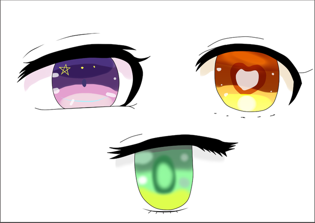 瞳の描き方