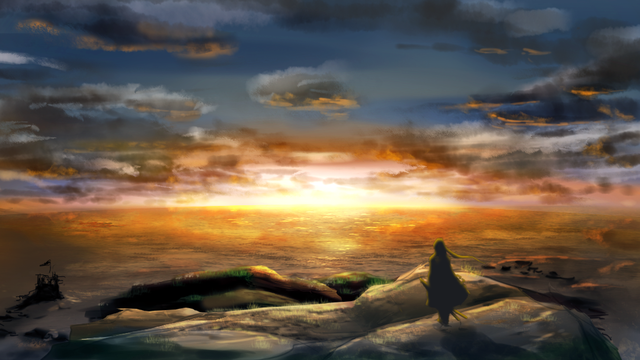 夕方