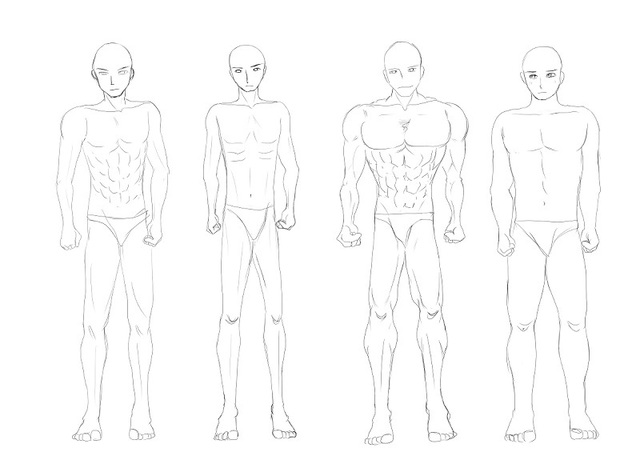 男性の身体の描き分け講座～