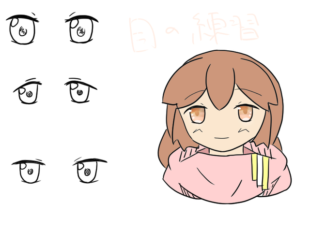 目の練習