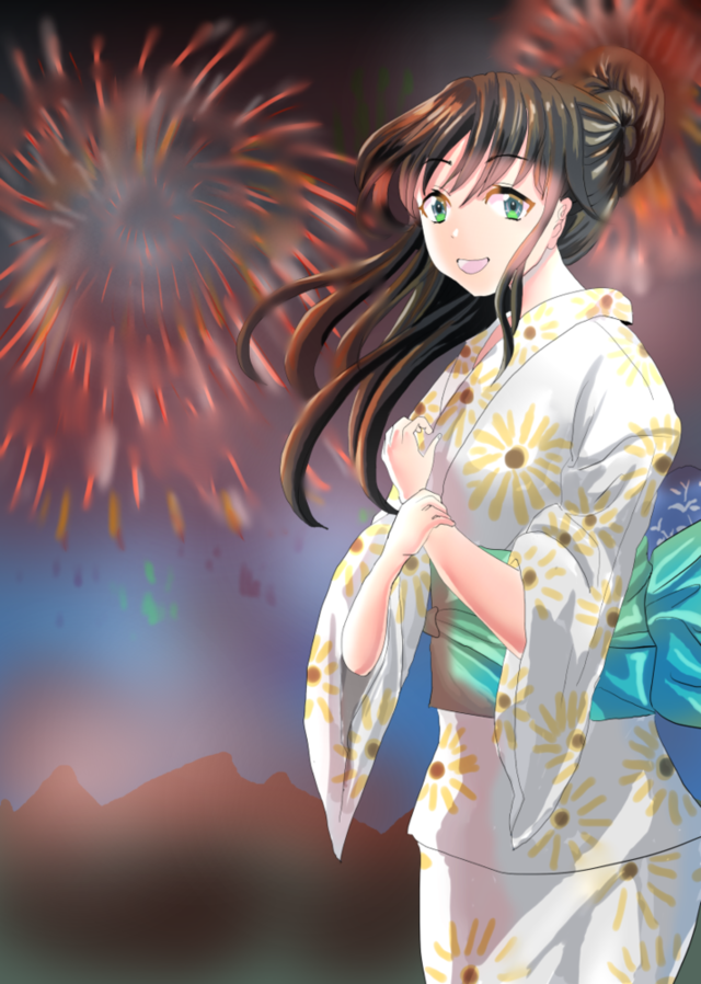 浴衣の描き方イラレポ