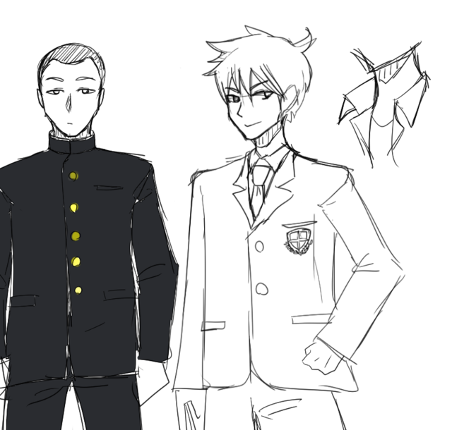 男子の制服