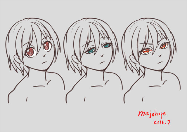 目を描くッ！