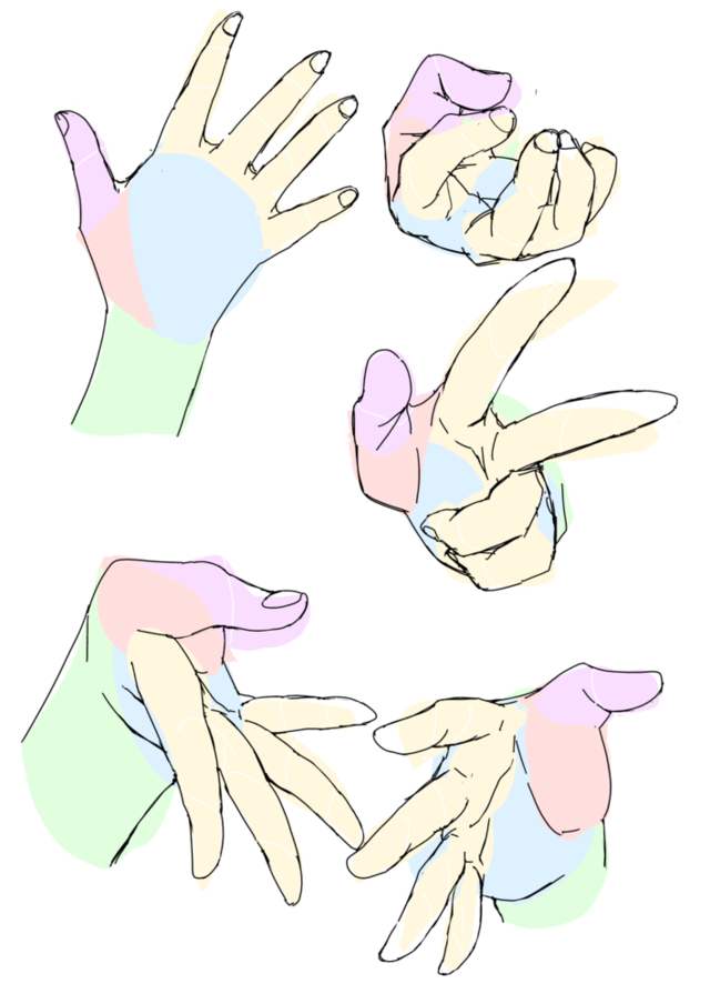 手や指の描き方イラレポ