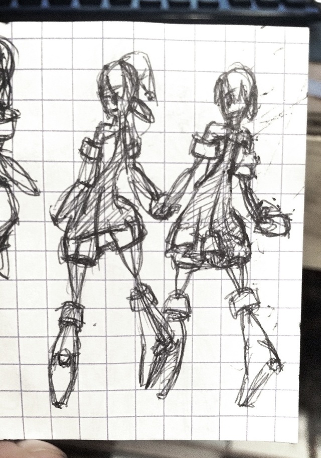 見返り美人？