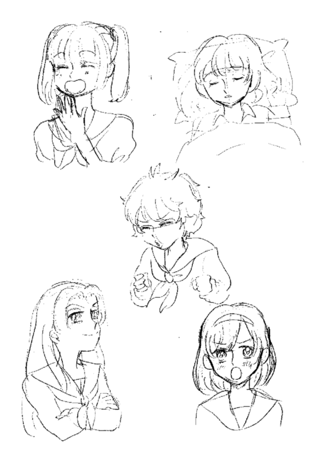 様々な表情の描き方