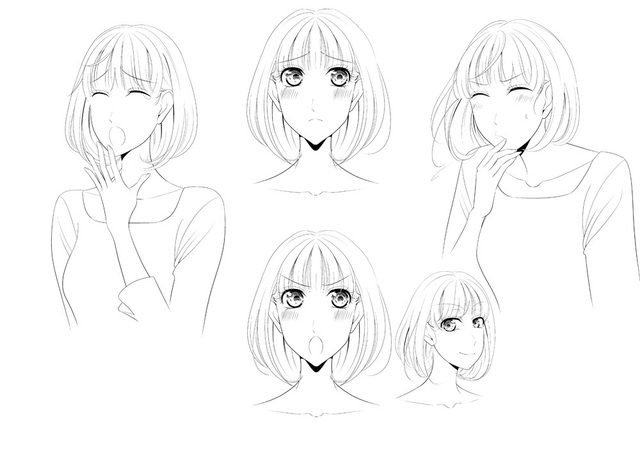 さまざまな表情の描き方