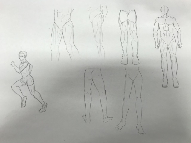 足の練習