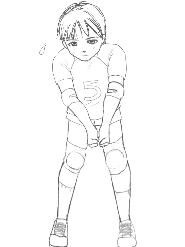 スポーツイラストの描き方～