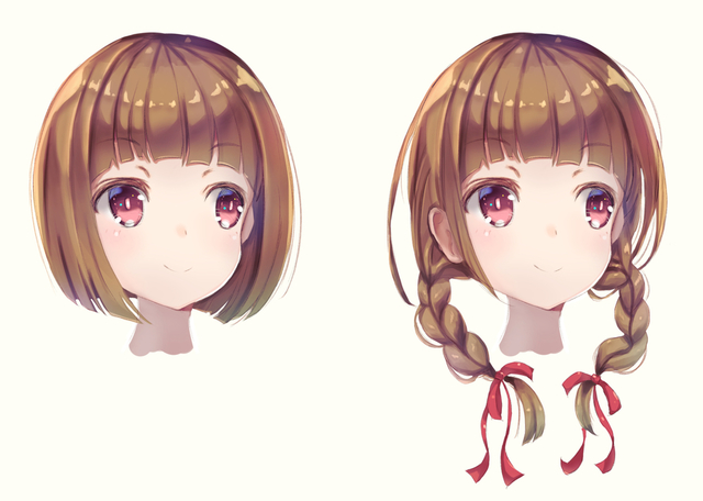 髪の描き方講座