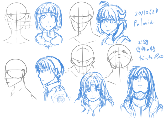 顔の描き方講座