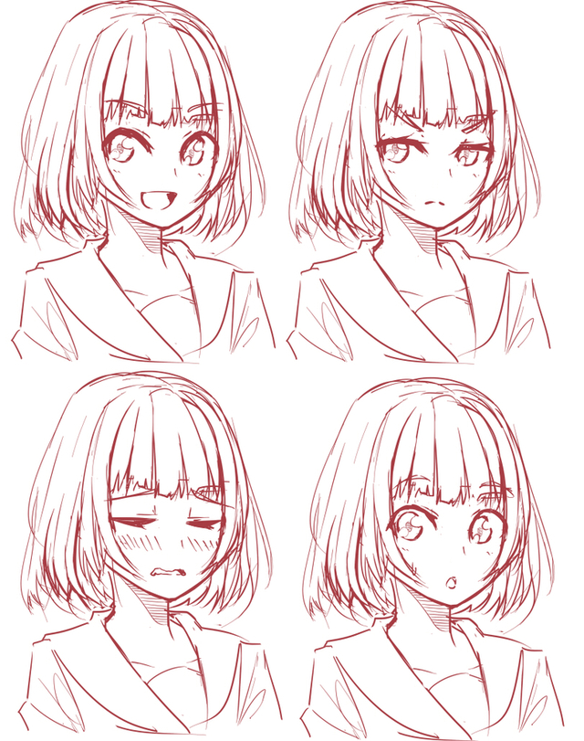表情の描き方イラレポ