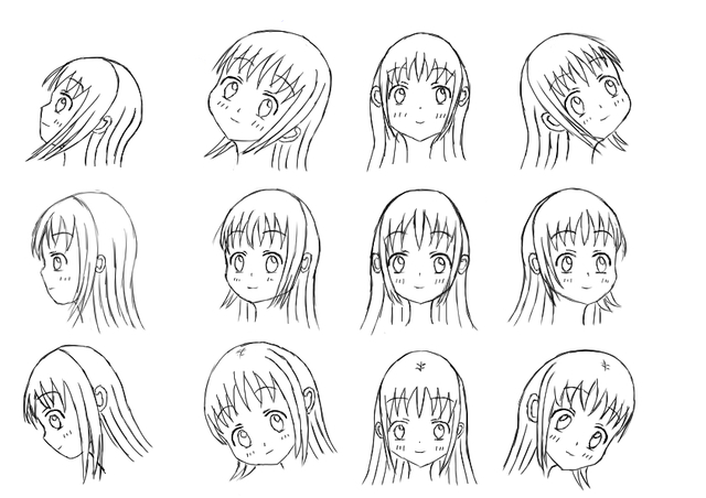 顔のアタリ