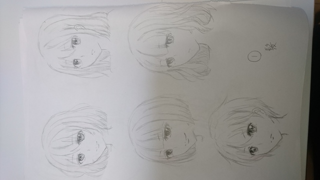 髪の描き方