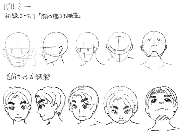 顔の描き方講座