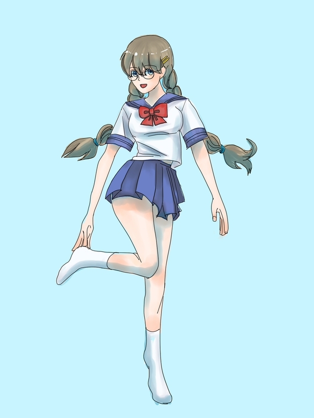 りぼんと眼鏡