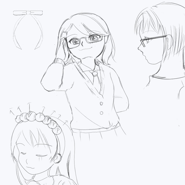 アクセサリーを描いてみる～