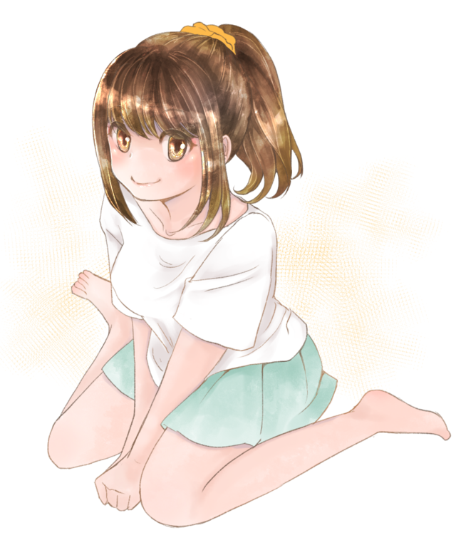 ぺたんこ座り練習