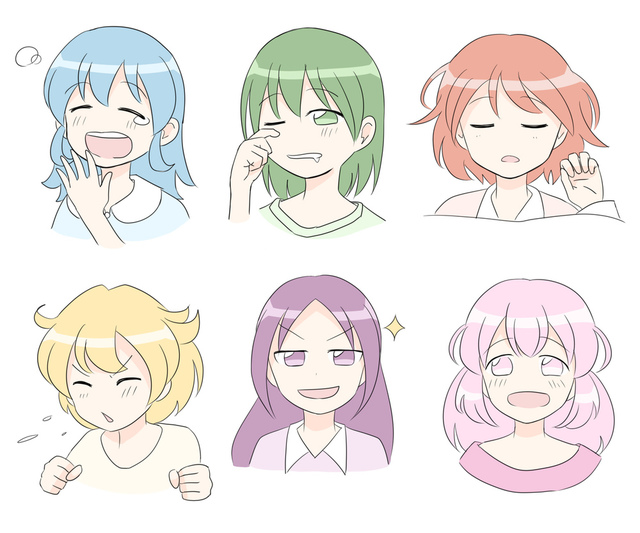 様々表情の描き方講座
