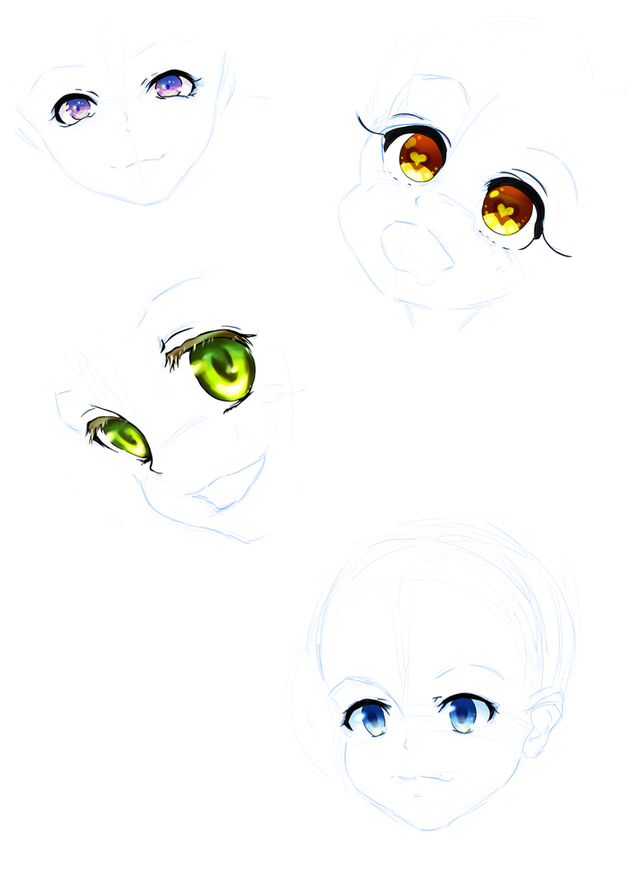 目の描き方・塗り方講座