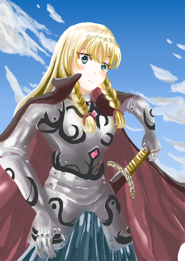 鎧の描き方と厚塗り