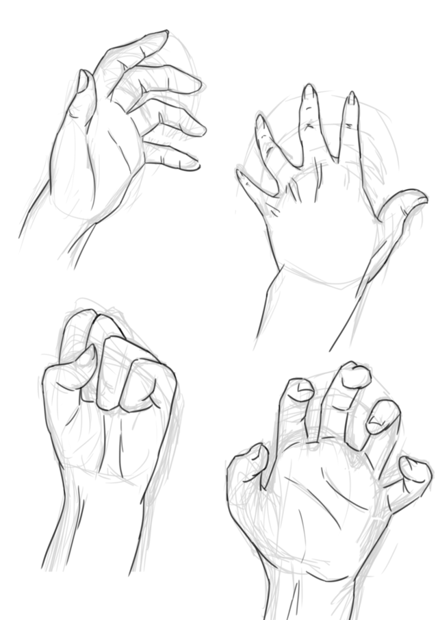 手の描きかた