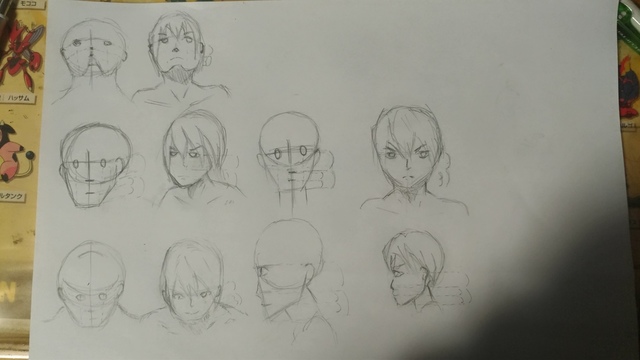 生まれて始めて絵を描いた