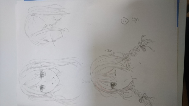 髪の描き方②